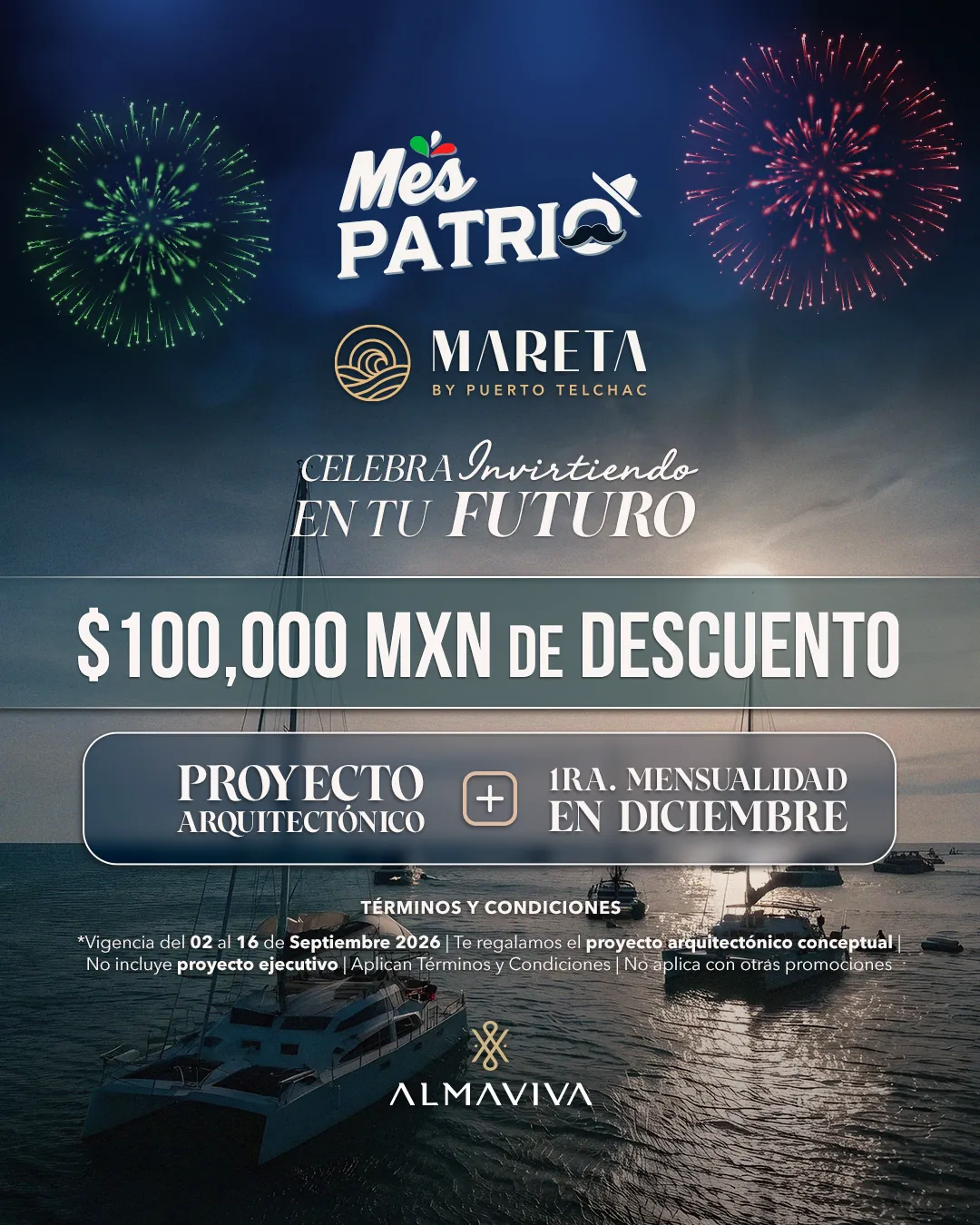 $100,000 MXN de descuento en Mareta